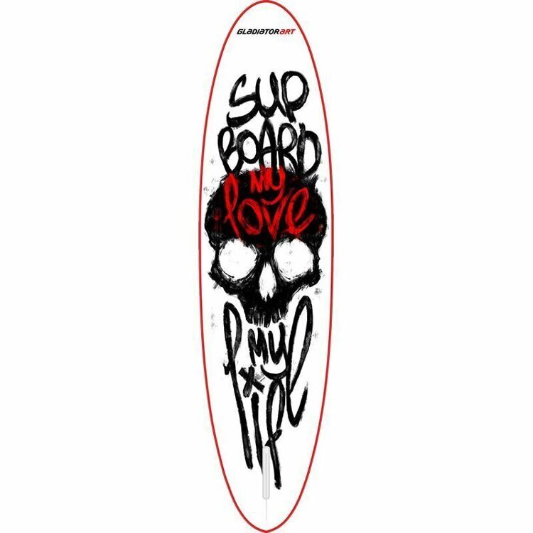SUP доска для прогулок Gladiator ART SUP MY LOVE 10'6