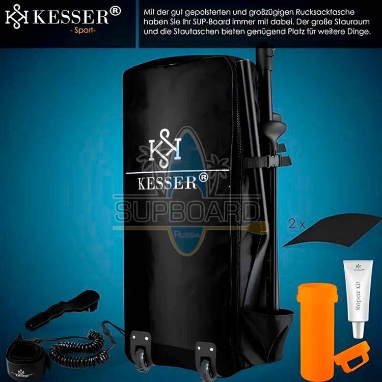 Сап доска Kesser Wave View 12'6 Blue