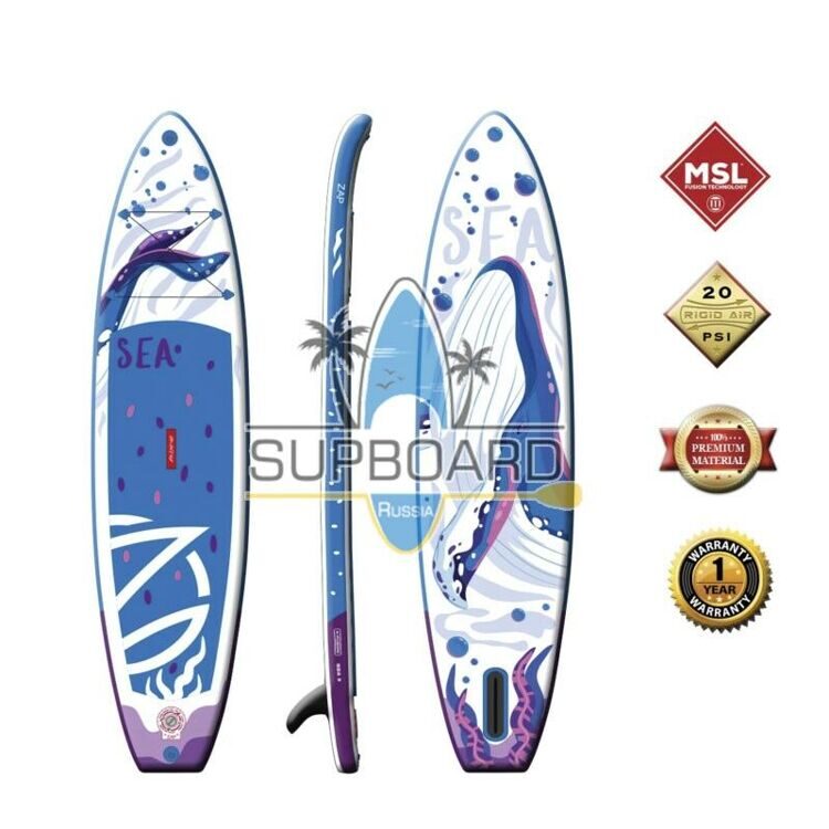 Сап борд с веслом ZAP Sea Whale 11'0 Fusion
